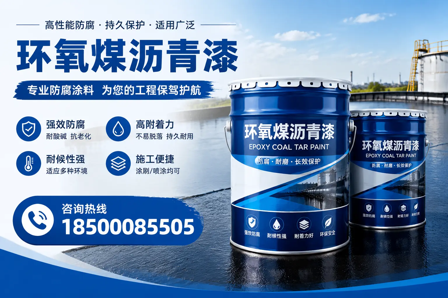 环氧煤沥青漆与其他漆类的比较，威海用户的选择依据